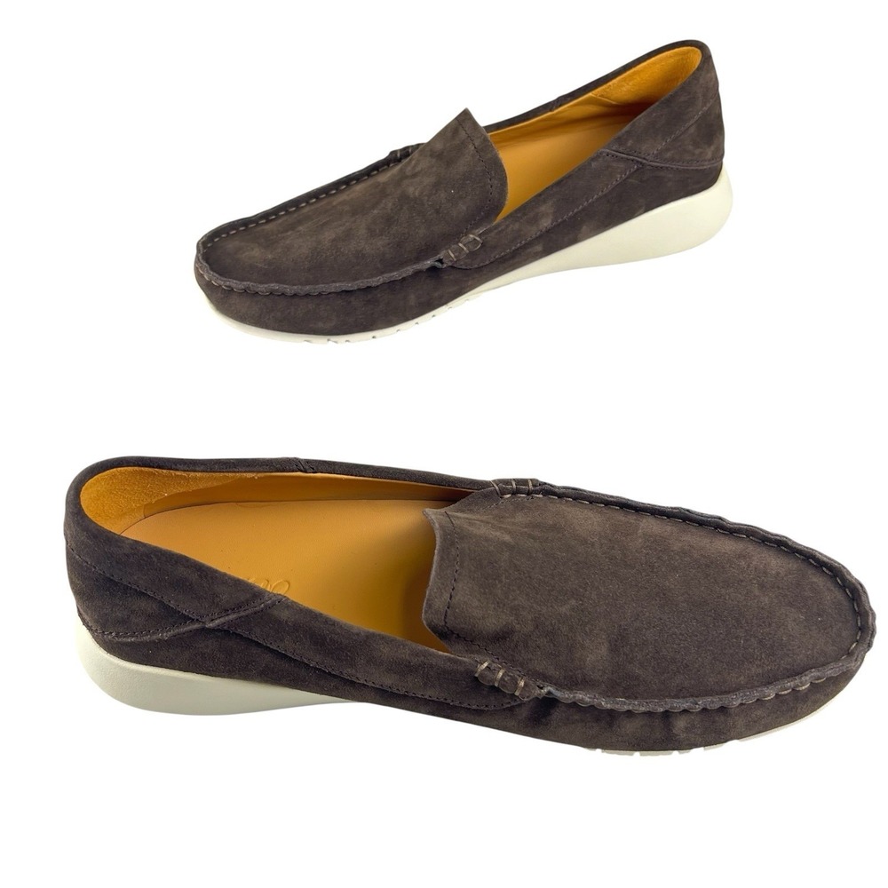 OluKai Ka'a Loafer Mens Size 12 Brown Suede Slip On Moc Toe Casual Comfort Shoes